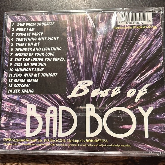 Best of Bad Boy CD by Milwaukee’s Bad Boy band NEW - Picture 2 of 2